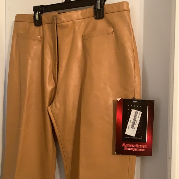 100% Leather Pants! (Tan) - Picture 2 of 10